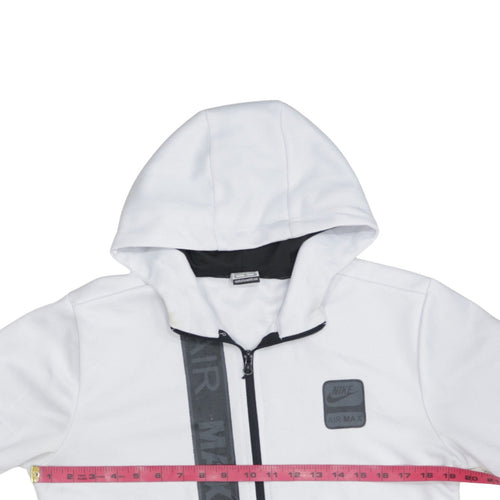 Nike Men White Air Max Hoodie M Pullover 1/4 Zip Sportswear