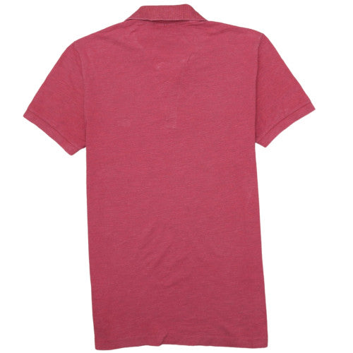 Lacoste Men's Red Slim Fit Cotton Short Sleeve Polo Shirt S