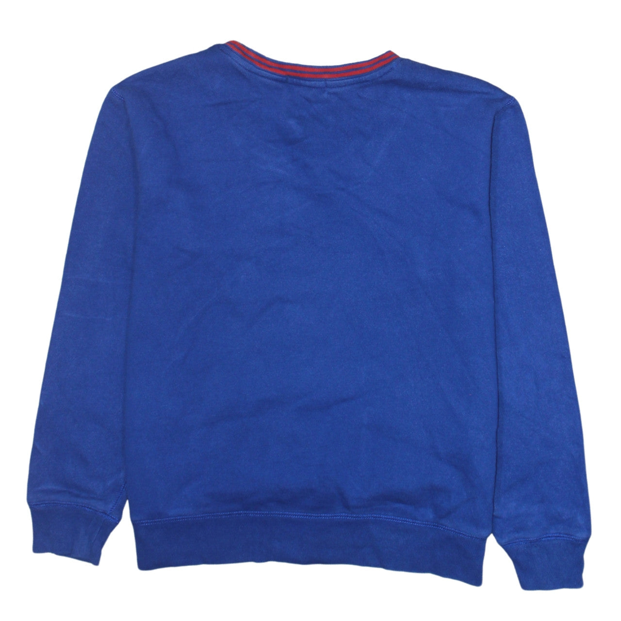 Polo Ralph Lauren Womens Blue Cotton Sweatshirt Size 14-16 Casual Crew Neck