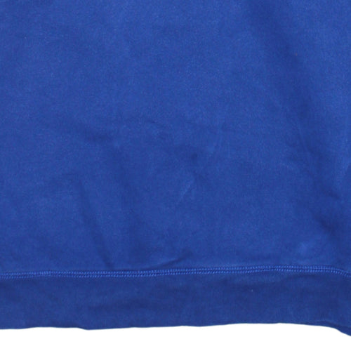Polo Ralph Lauren Womens Blue Cotton Sweatshirt Size 14-16 Casual Crew Neck