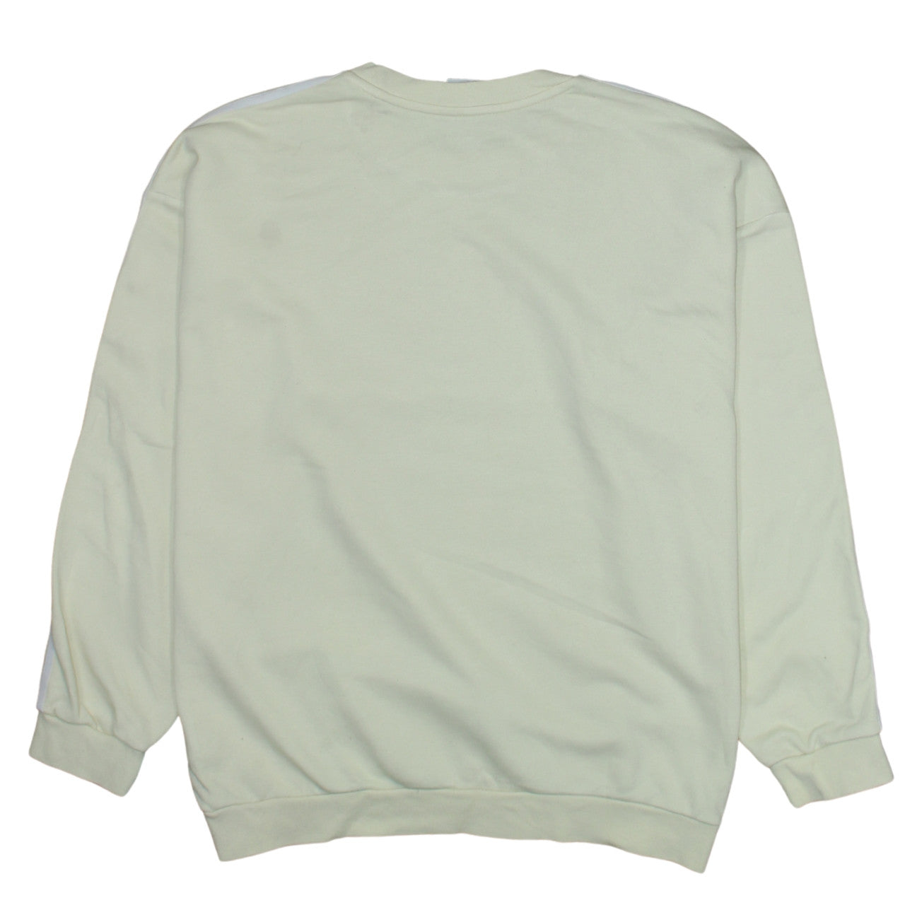 Adidas Women Beige Crew Neck Pullover Sweatshirt UK 12