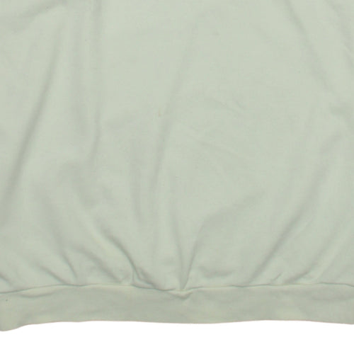Adidas Women Beige Crew Neck Pullover Sweatshirt UK 12