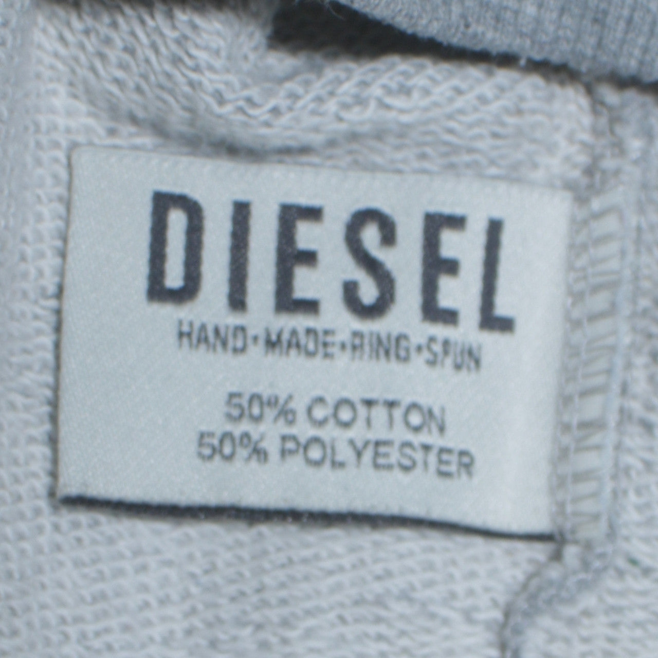 Diesel Mens Grey Blue Long Sleeve Crew Neck Pullover Sweatshirt L