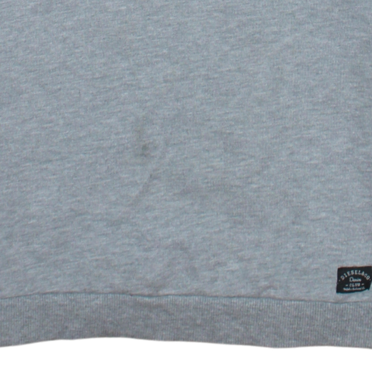Diesel Mens Grey Blue Long Sleeve Crew Neck Pullover Sweatshirt L