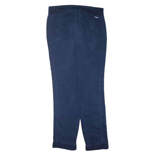 Adidas Women's Blue Track Pants S Regular Fit Sports Joggers