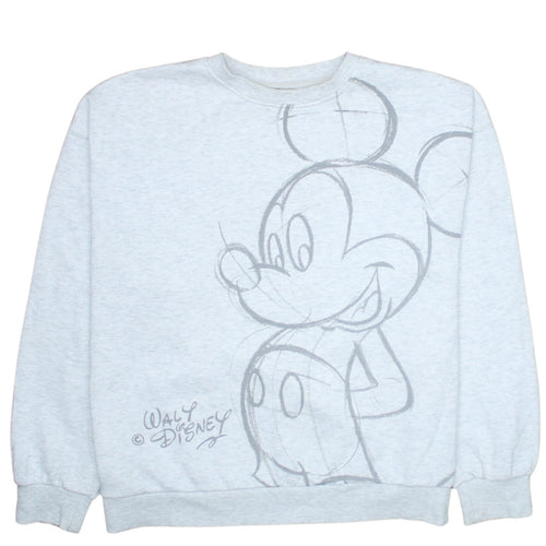 Disney Primark Cares Women's Grey Mickey Sweatshirt Size S 10/12