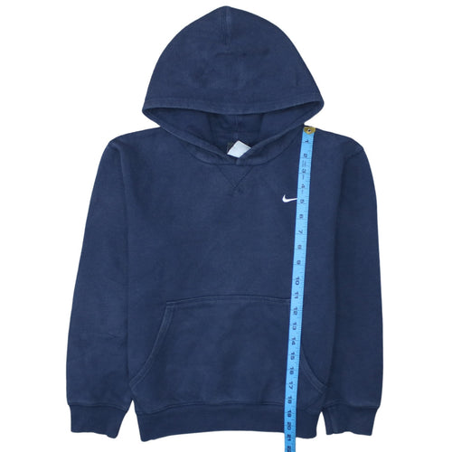 Nike Boys Blue Pullover Hoodie Medium 10-12 Years Fleece Sweatshirt