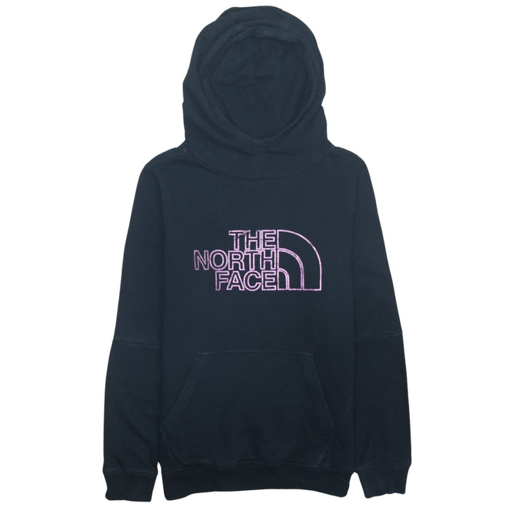 The North Face Boys Black Pullover Hoodie L Embroidered Logo Sweatshirt