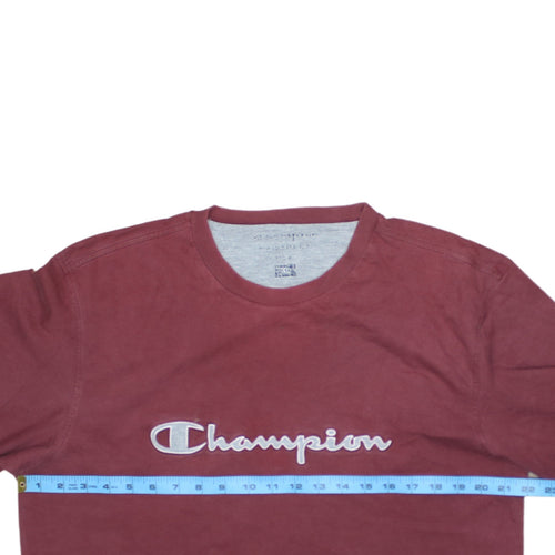 Champion Men's Red XL Pullover Sweatshirt Embroidered Logo