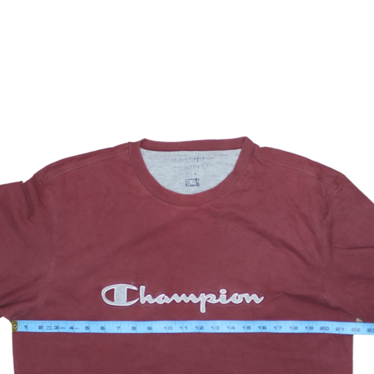 Champion Men's Red XL Pullover Sweatshirt Embroidered Logo