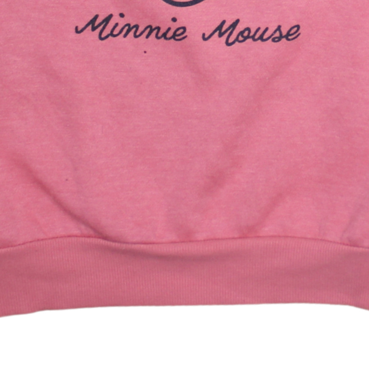 Disney Women’s Pink Minnie Mouse Pullover Sweatshirt XS