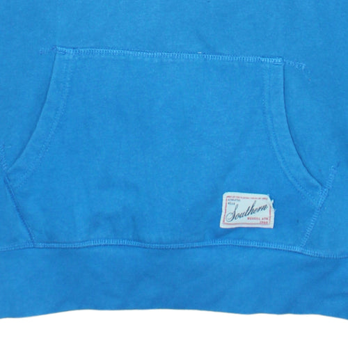 Russell Athletic Womens Blue Pullover Hoodie Size L Cotton Blend