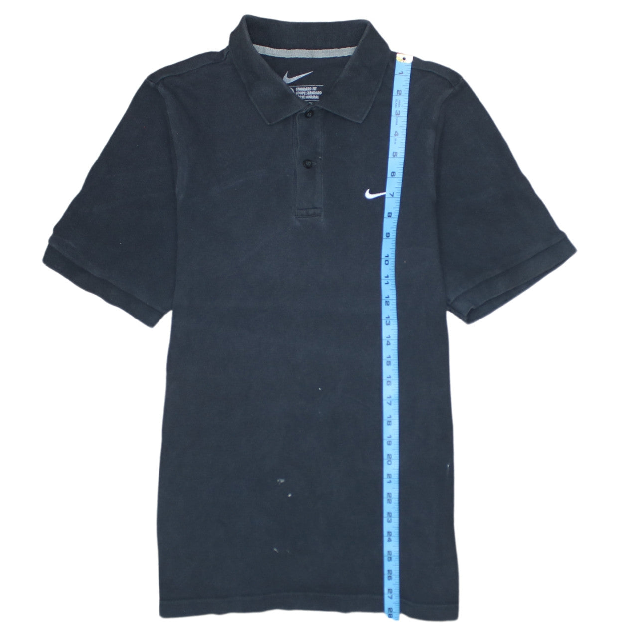 Nike Men's Black Cotton Polo Shirt Size S Standard Fit
