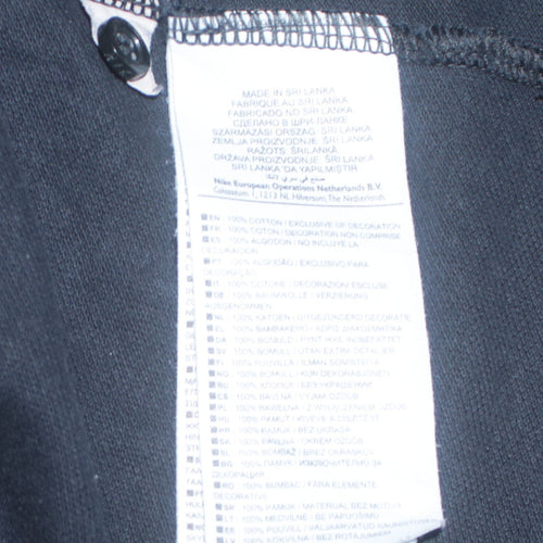 Nike Men's Black Cotton Polo Shirt Size S Standard Fit