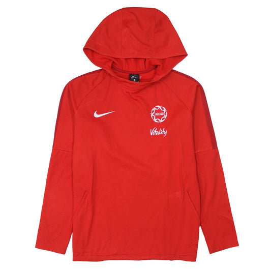 Nike Men's Red England Vitality Dri-Fit Pullover Hoodie Size M