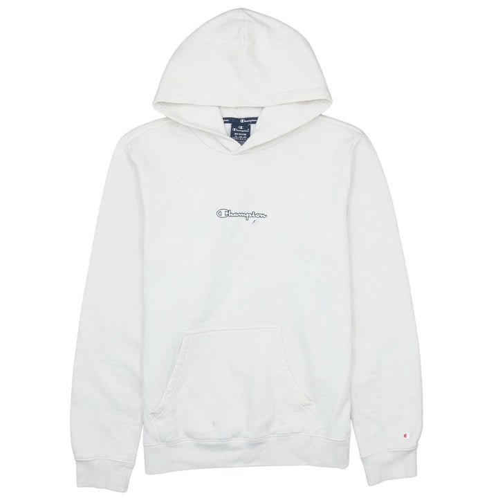 Champion Men's White Pullover Hoodie Medium Regular Fit