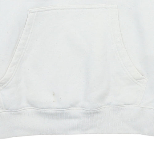 Champion Men's White Pullover Hoodie Medium Regular Fit