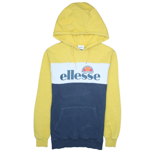Ellesse Men's Multicoloured Pullover Hoodie Size S Retro Sportswear