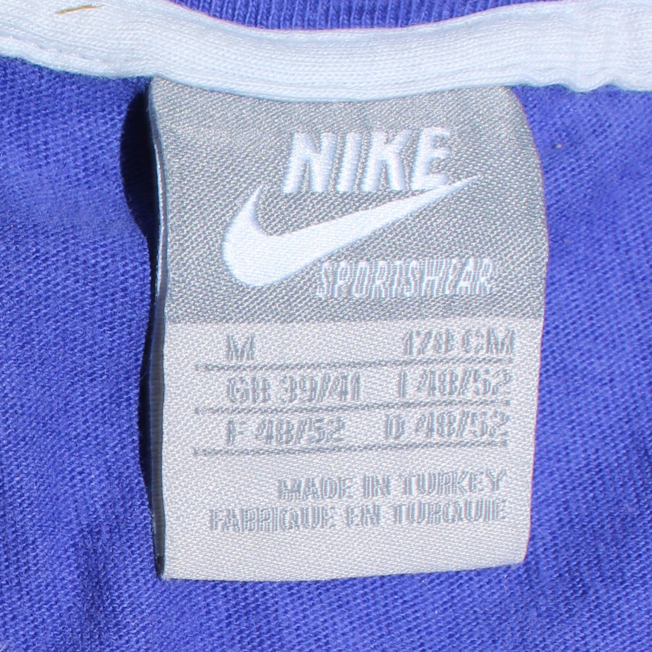 Nike Men's Blue Graphic Logo Sportswear T-Shirt Size M