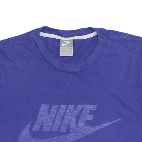Nike Men's Blue Graphic Logo Sportswear T-Shirt Size M