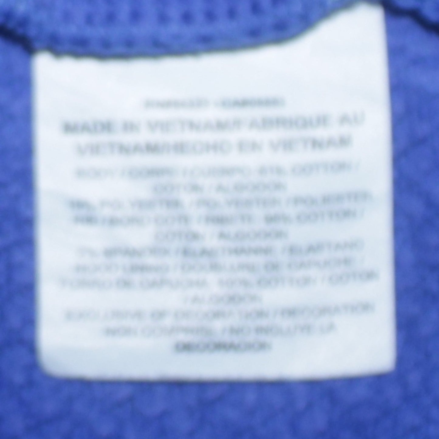Nike Womens Blue Pullover Hoodie Small Cotton Blend Athletic Sweatshirt