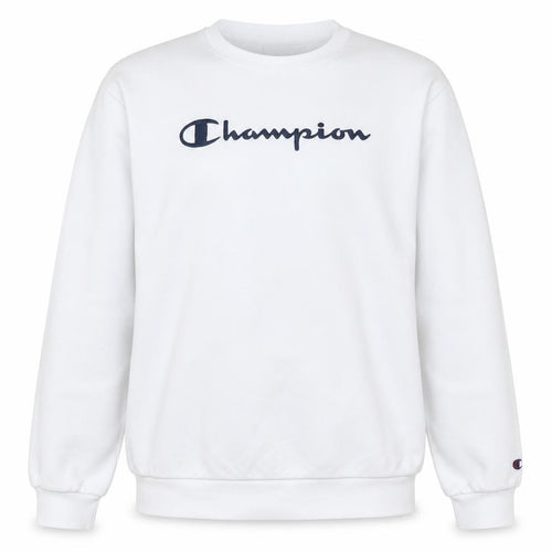 Champion Boys White Crew Neck Sweatshirt 15-16 Years Logo Print
