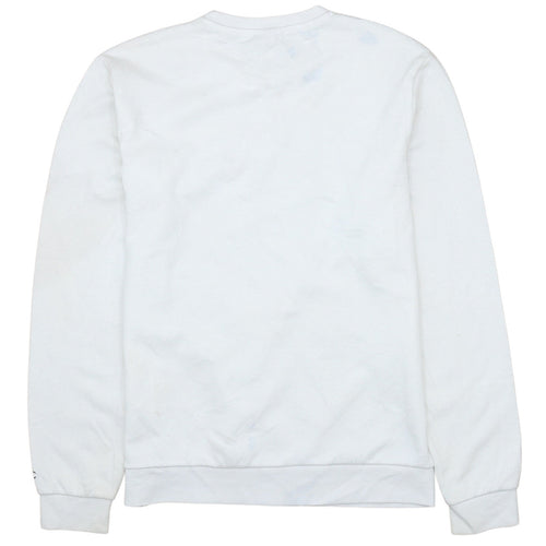 Champion Boys White Crew Neck Sweatshirt 15-16 Years Logo Print
