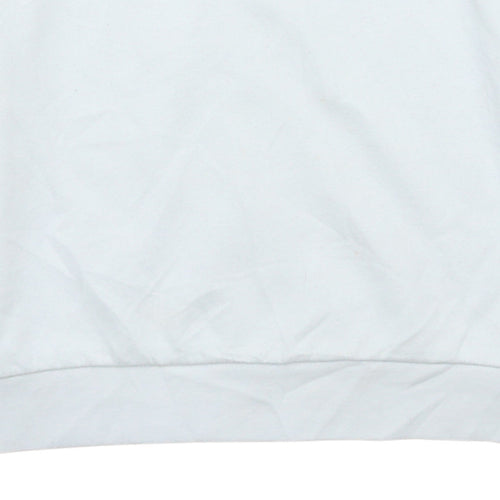 Champion Boys White Crew Neck Sweatshirt 15-16 Years Logo Print