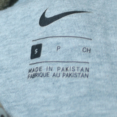 Nike Men's Green Pullover Hoodie Small Logo Just Do It Sportswear