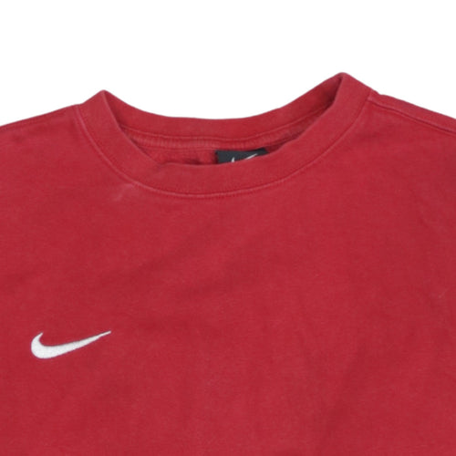 Nike Teens Red XL Pullover Sweatshirt Crew Neck Fleece