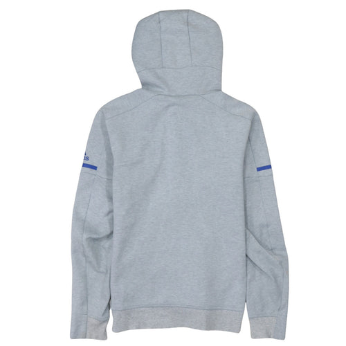 Adidas Men’s Grey Full Zip Hoodie XS Schalke 04 Sportswear