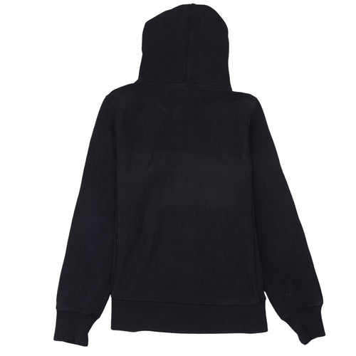 Champion Men's Black Pullover Hoodie Large Embroidered Logo Sweatshirt
