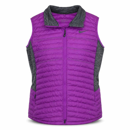 Nike Golf Women Purple Lightweight Puffer Waistcoat L