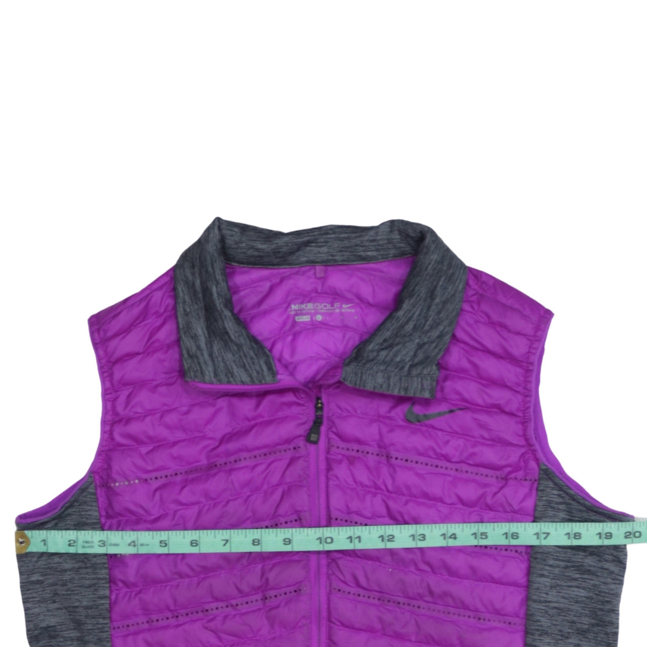 Nike Golf Women Purple Lightweight Puffer Waistcoat L
