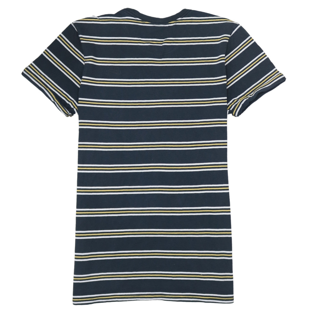 Nike SB Men's Blue Striped Cotton Crew Neck T-Shirt Size S