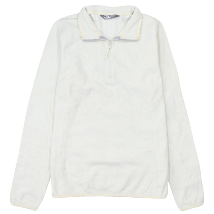 The North Face Womens White Fleece Pullover Sweatshirt Size L