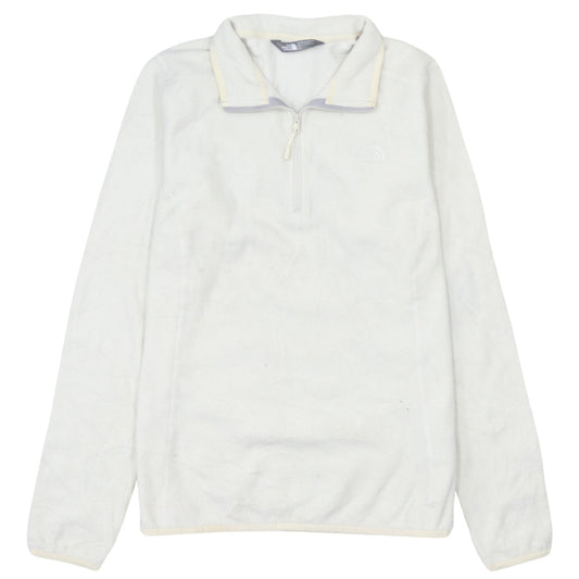 The North Face Womens White Fleece Pullover Sweatshirt Size L