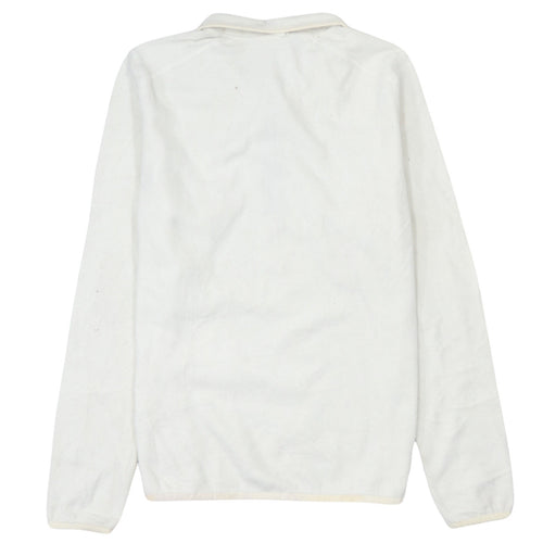 The North Face Womens White Fleece Pullover Sweatshirt Size L