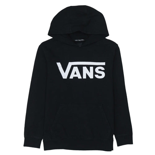 Vans Womens Black Large Pullover Hoodie Sweatshirt Cotton