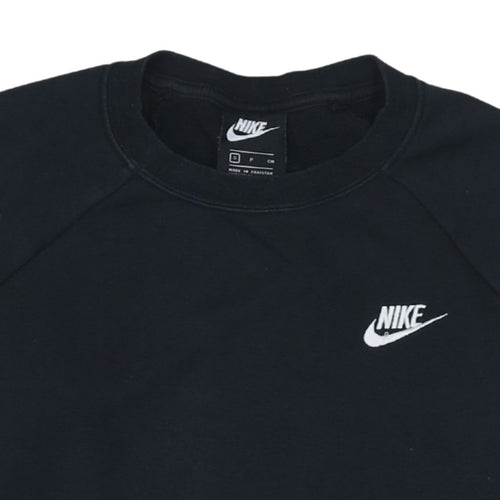 Nike Men's Black Pullover Crew Neck Sweatshirt Size S