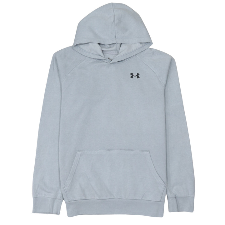 Under Armour Boys Grey Pullover Hoodie M - Fleece Sports Sweatshirt