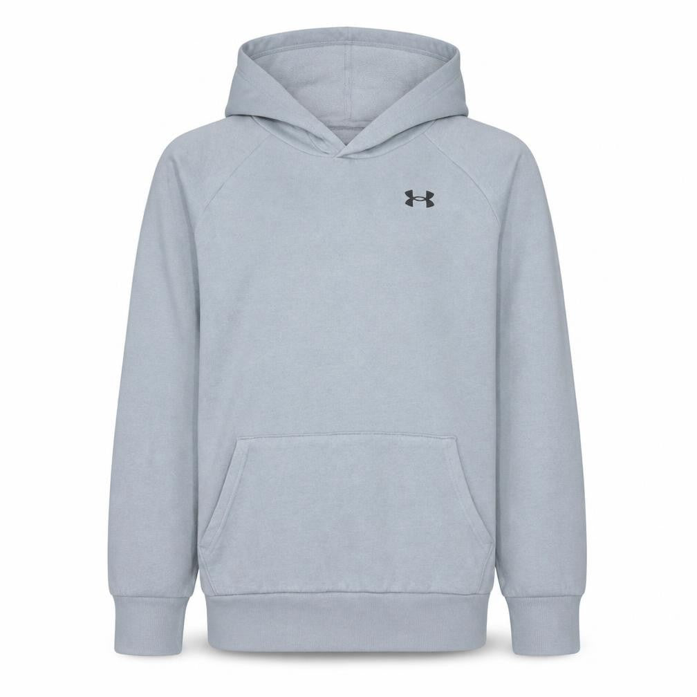 Under Armour Boys Grey Pullover Hoodie M - Fleece Sports Sweatshirt