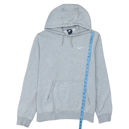 Nike Mens Grey L Pullover Hoodie Fleece Regular Fit Sweatshirt