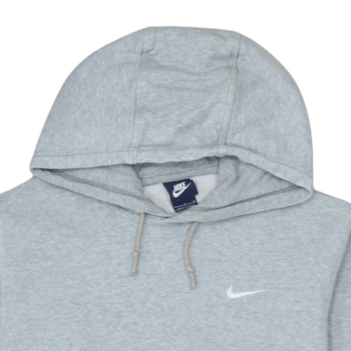 Nike Mens Grey L Pullover Hoodie Fleece Regular Fit Sweatshirt