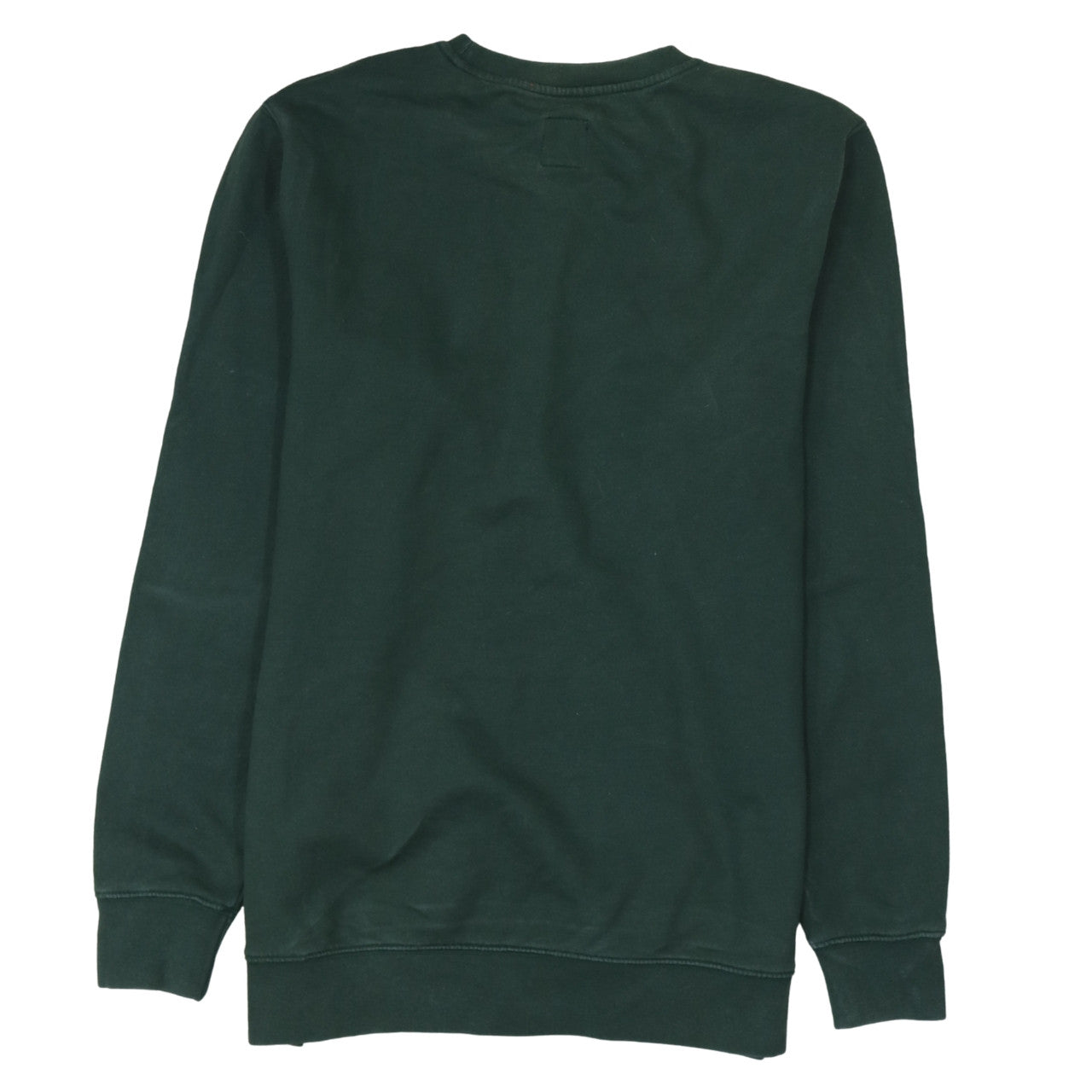 Vans Men's Green Logo Pullover Sweatshirt Medium