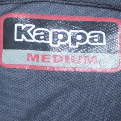 Kappa Men's Blue Medium Polo Shirt with Logo Trim