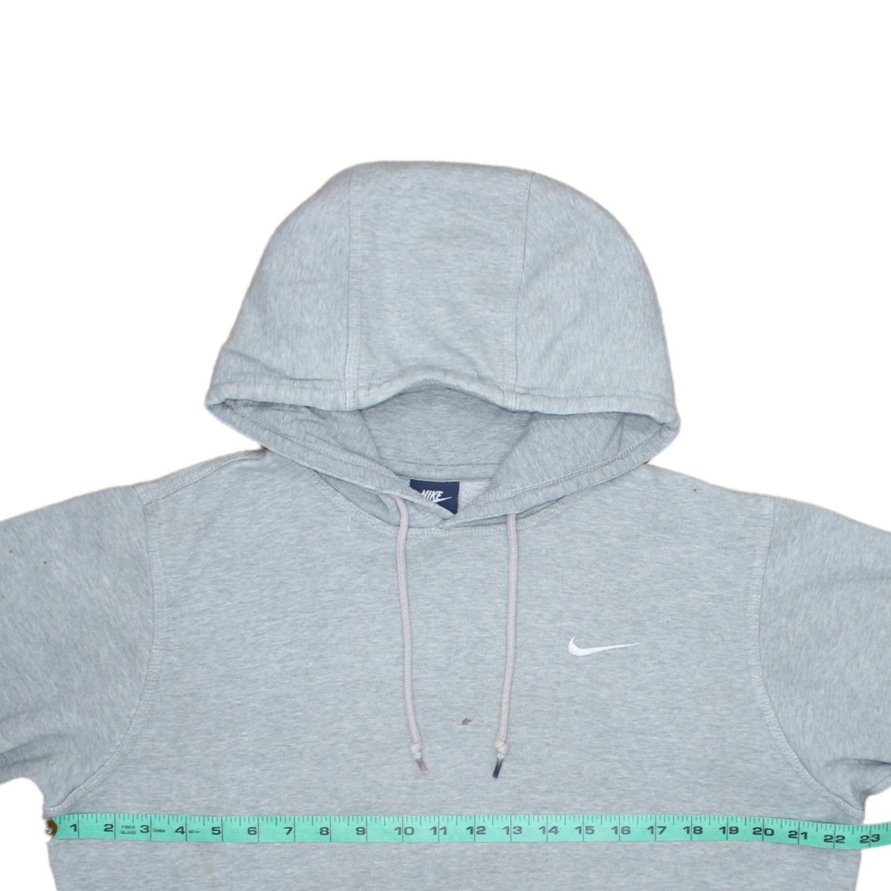 Nike Men's Grey Pullover Hoodie Size M Regular Fit Logo Sports