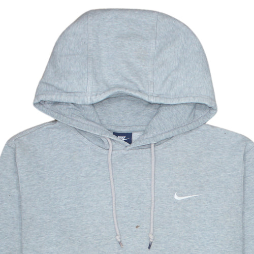 Nike Men's Grey Pullover Hoodie Size M Regular Fit Logo Sports