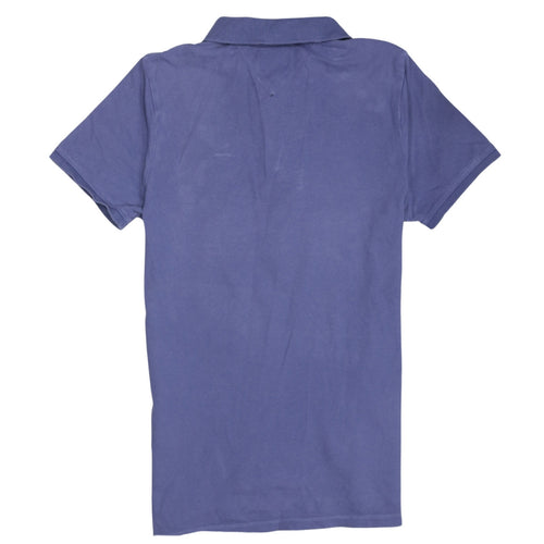 Tommy Jeans Men's Blue Cotton Stretch Polo Shirt Size S