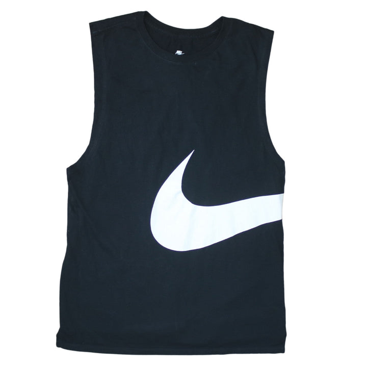 Nike Men's Black Sleeveless Athletic Fit Graphic Tee Small